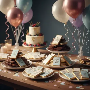 Personalizowane 'sto lat tab': Wyjtkowe czekoladki na urodziny i inne okazje